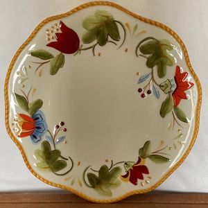 Fitz and Floyd discontinued pattern Garden Medley dinner plate
